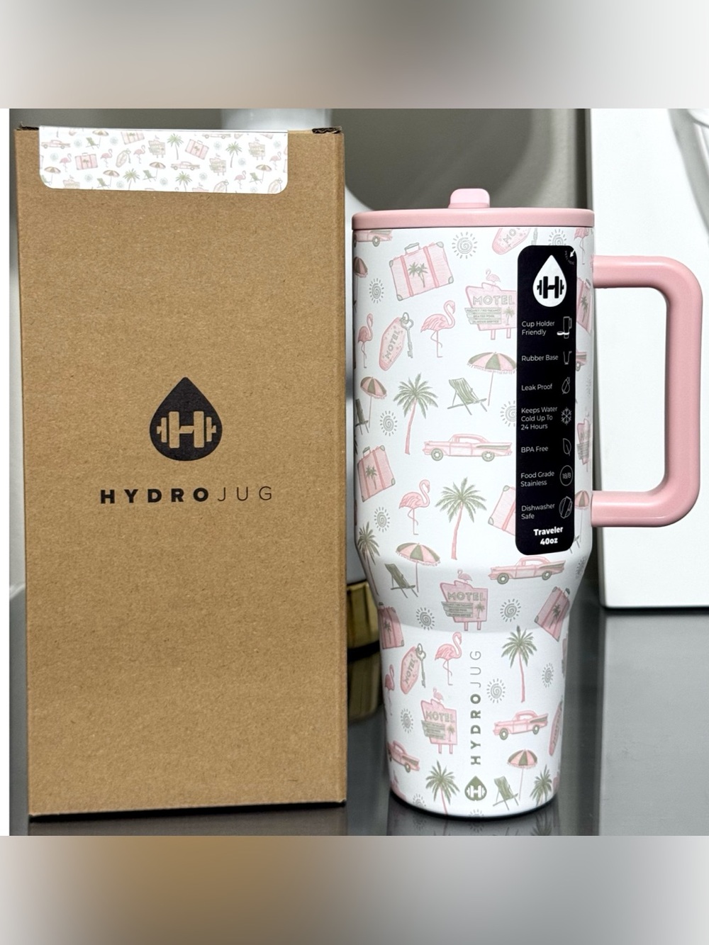 HydroJug 40oz Traveler, ROAD TRIP‎